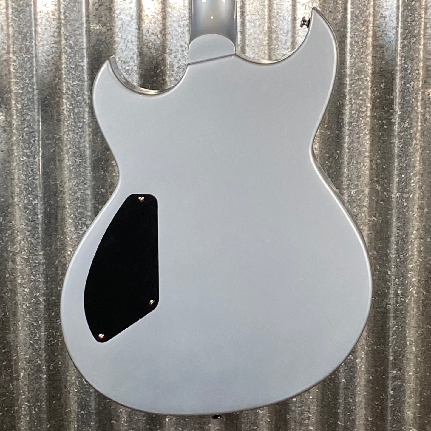 Reverend Reeves Gabrels Spacehawk Supreme Metallic Silver Freeze Semi Hollow Guitar #68177