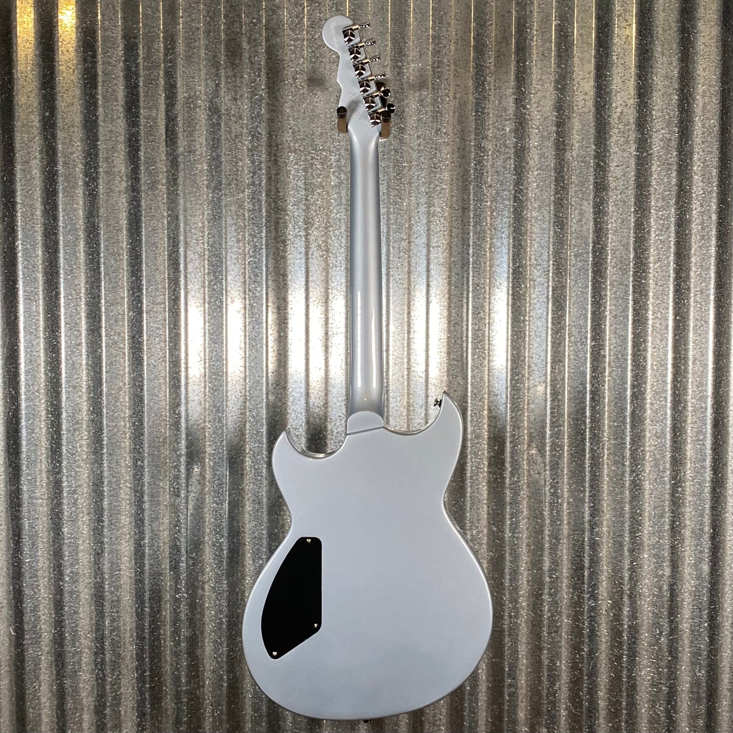 Reverend Reeves Gabrels Spacehawk Supreme Metallic Silver Freeze Semi Hollow Guitar #68177