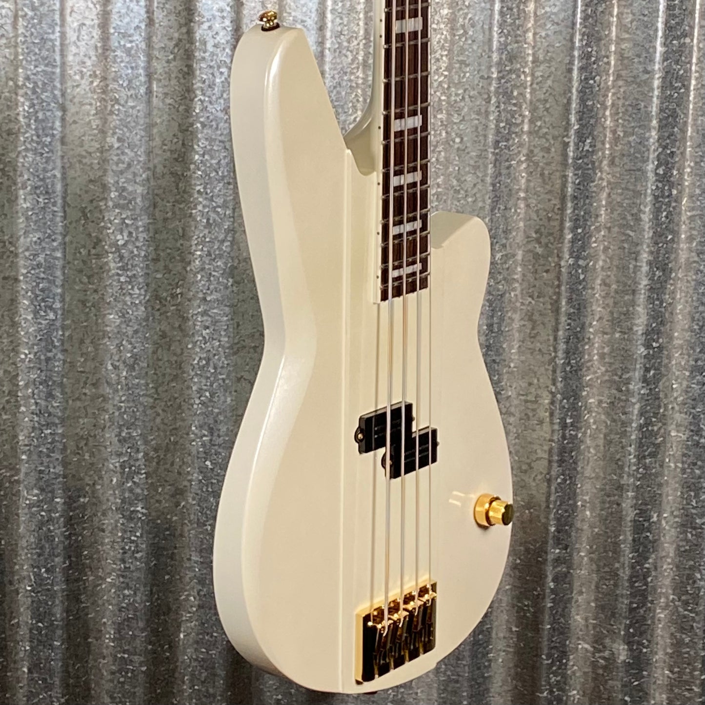 Reverend Meshell Ndegeocello Fellowship Enceladus Pearl White 4 String Bass #68279