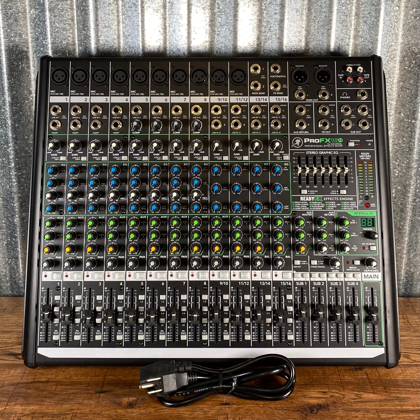 Mackie PROFX16 16 Input Live Sound Mixing Console Used
