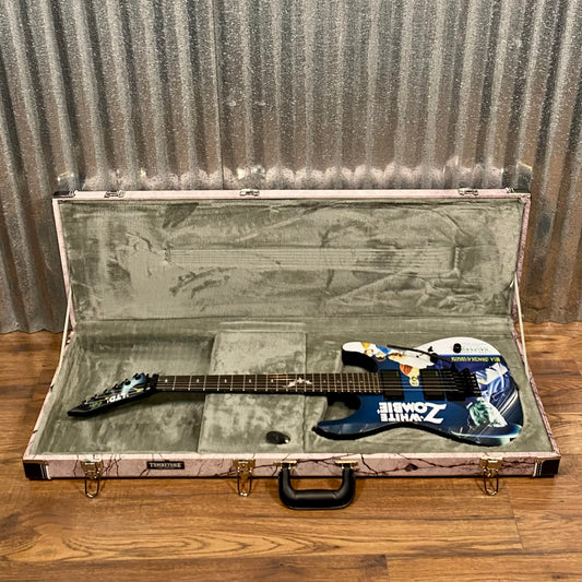 ESP LTD KH-WZ Kirk Hammett White Zombie Graphic EMG Guitar & Case LKHWZ #3457 Used