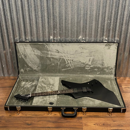 ESP LTD Snakebyte James Hetfield Black Satin EMG Guitar & Case LSNAKEBYTEBLKS #1446 Used