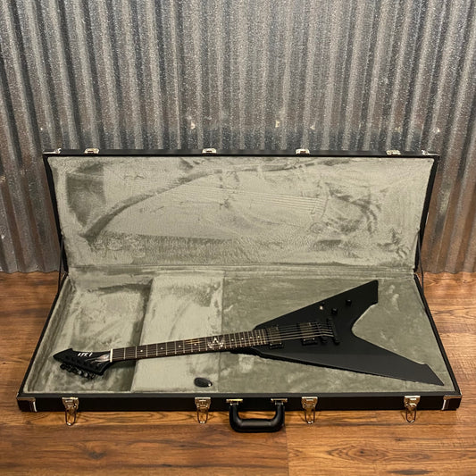 ESP LTD Vulture James Hetfield Black Satin EMG Guitar & Case #0866 Used