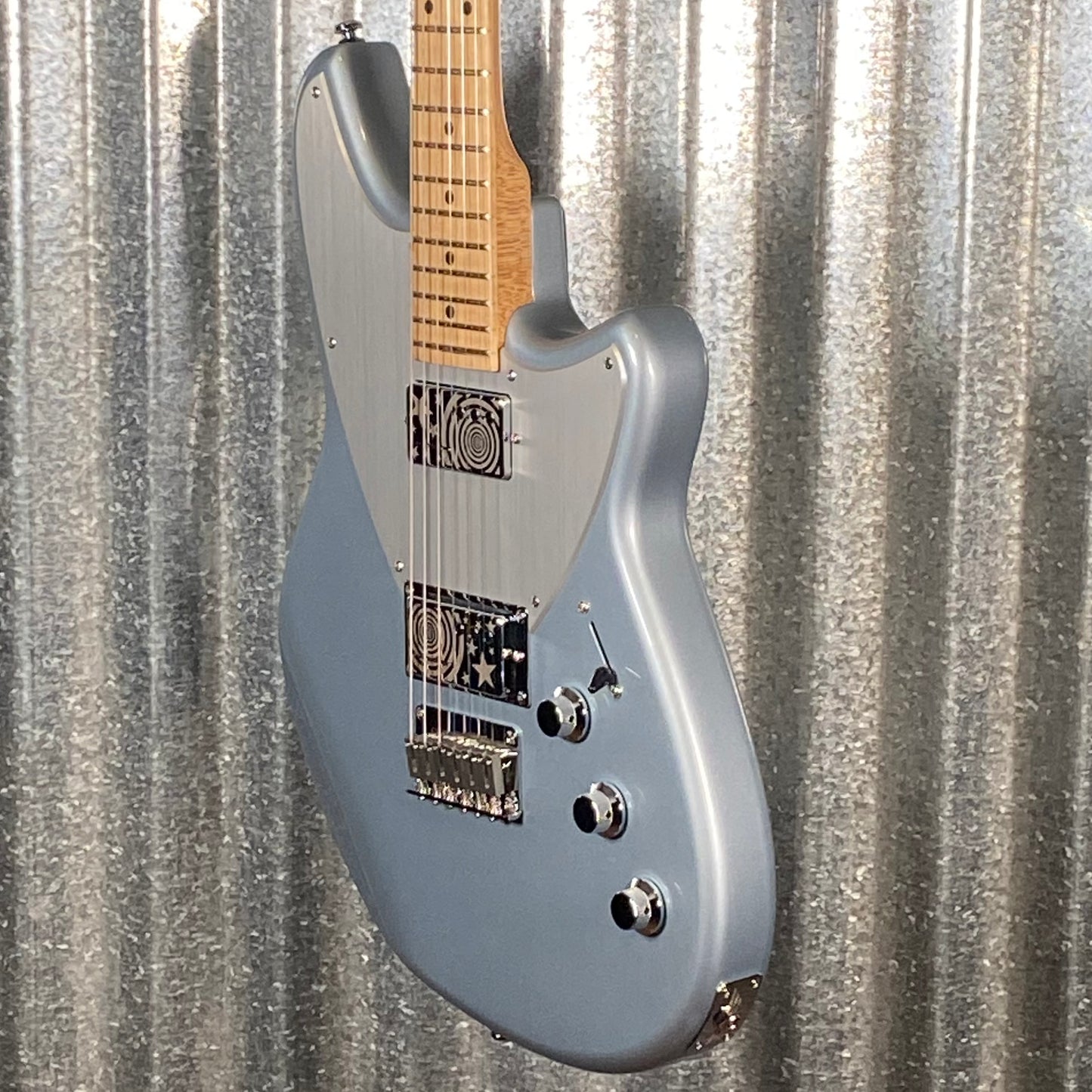 Reverend Billy Corgan Z-One Signature Metallic Silver Guitar #67246