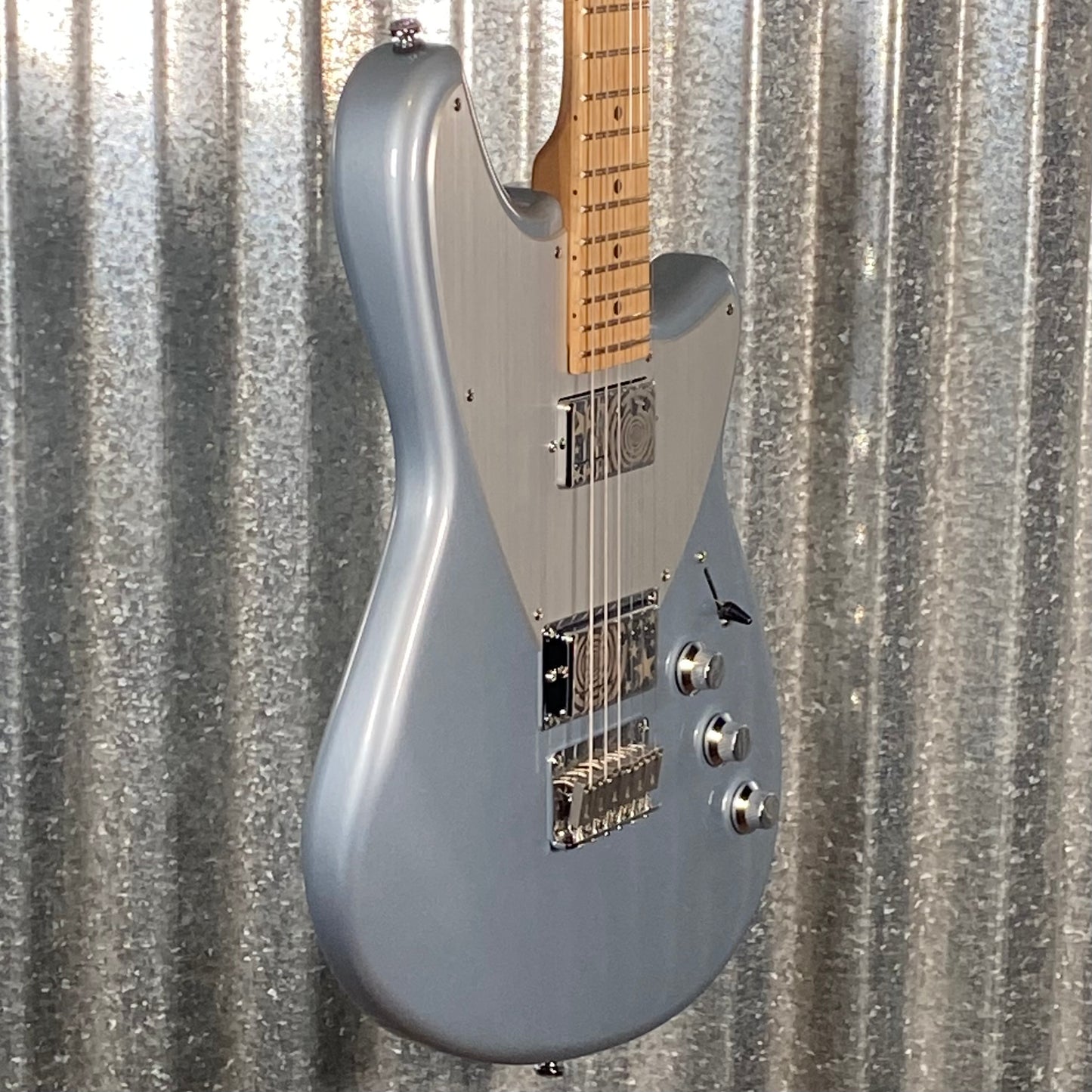 Reverend Billy Corgan Z-One Signature Metallic Silver Guitar #67246