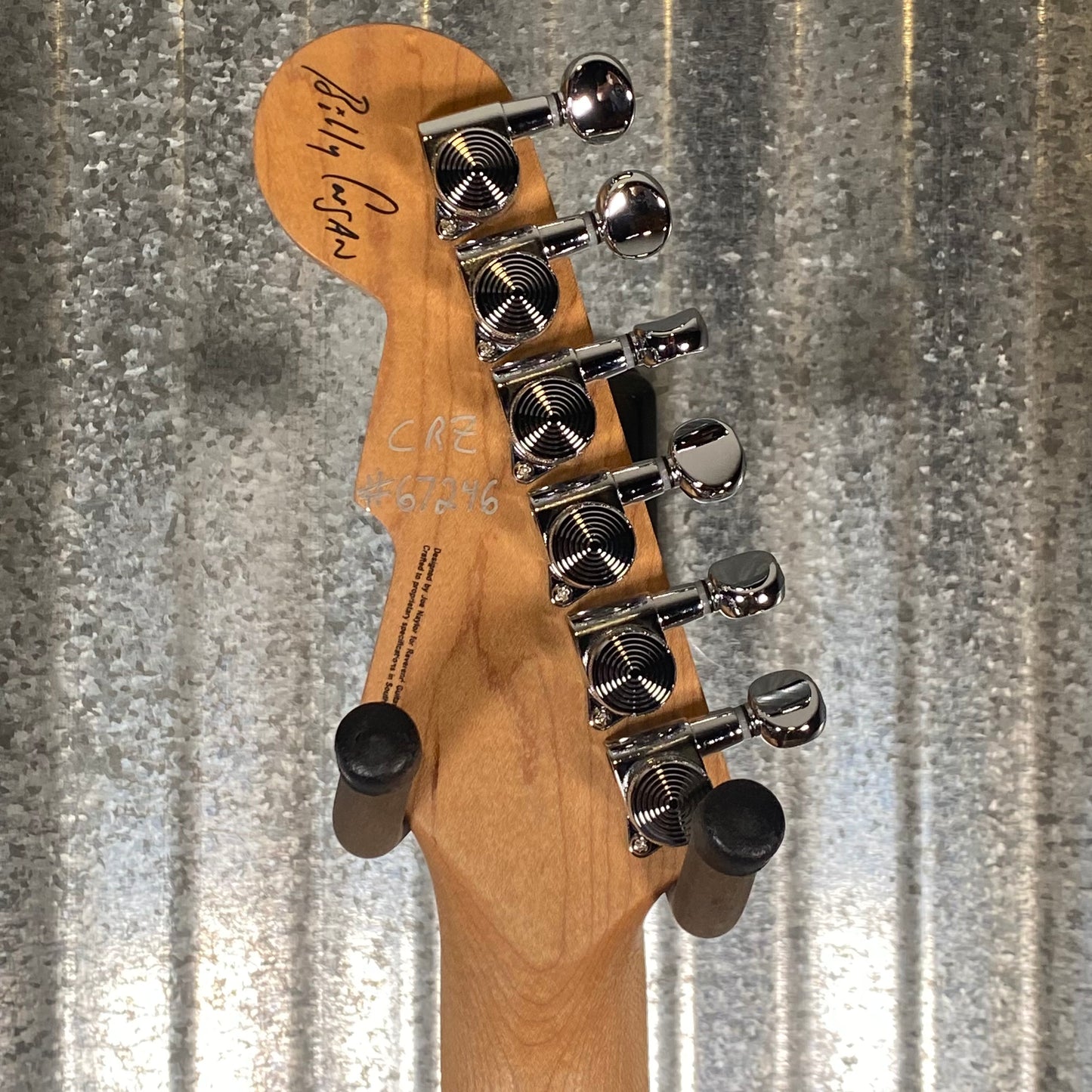 Reverend Billy Corgan Z-One Signature Metallic Silver Guitar #67246