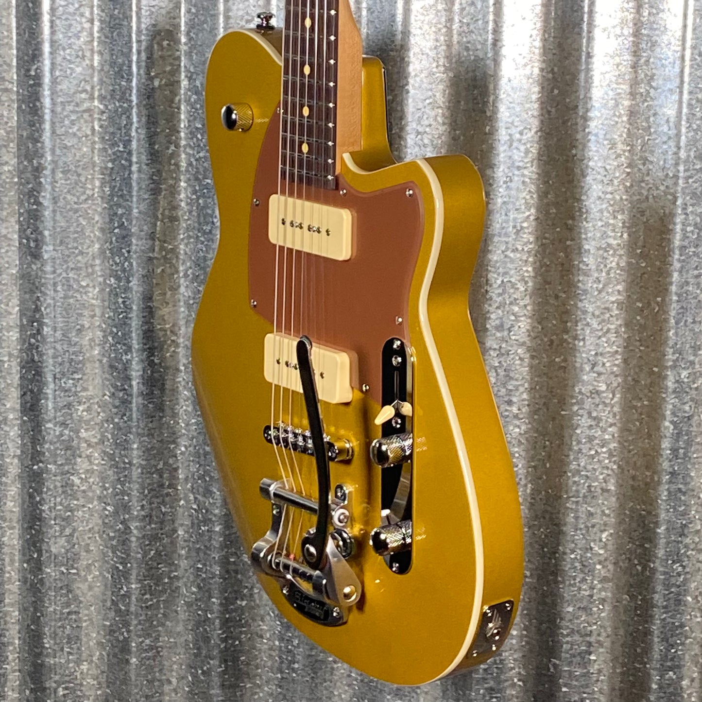 Reverend Charger 290 Bigsby Venetian Gold Guitar #65507
