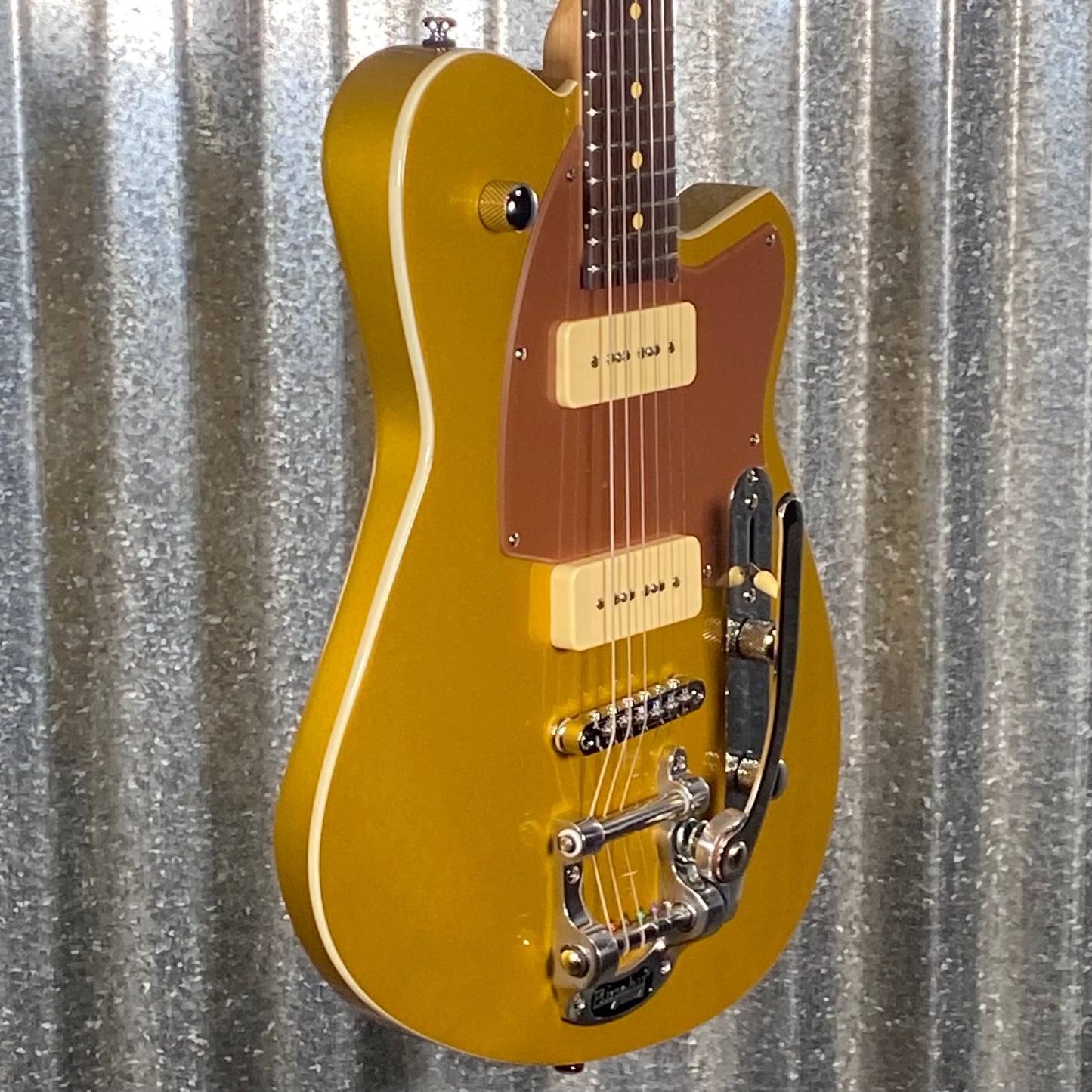 Reverend Charger 290 Bigsby Venetian Gold Guitar #65507