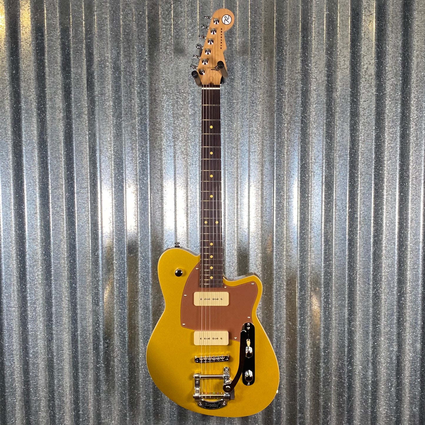 Reverend Charger 290 Bigsby Venetian Gold Guitar #65507