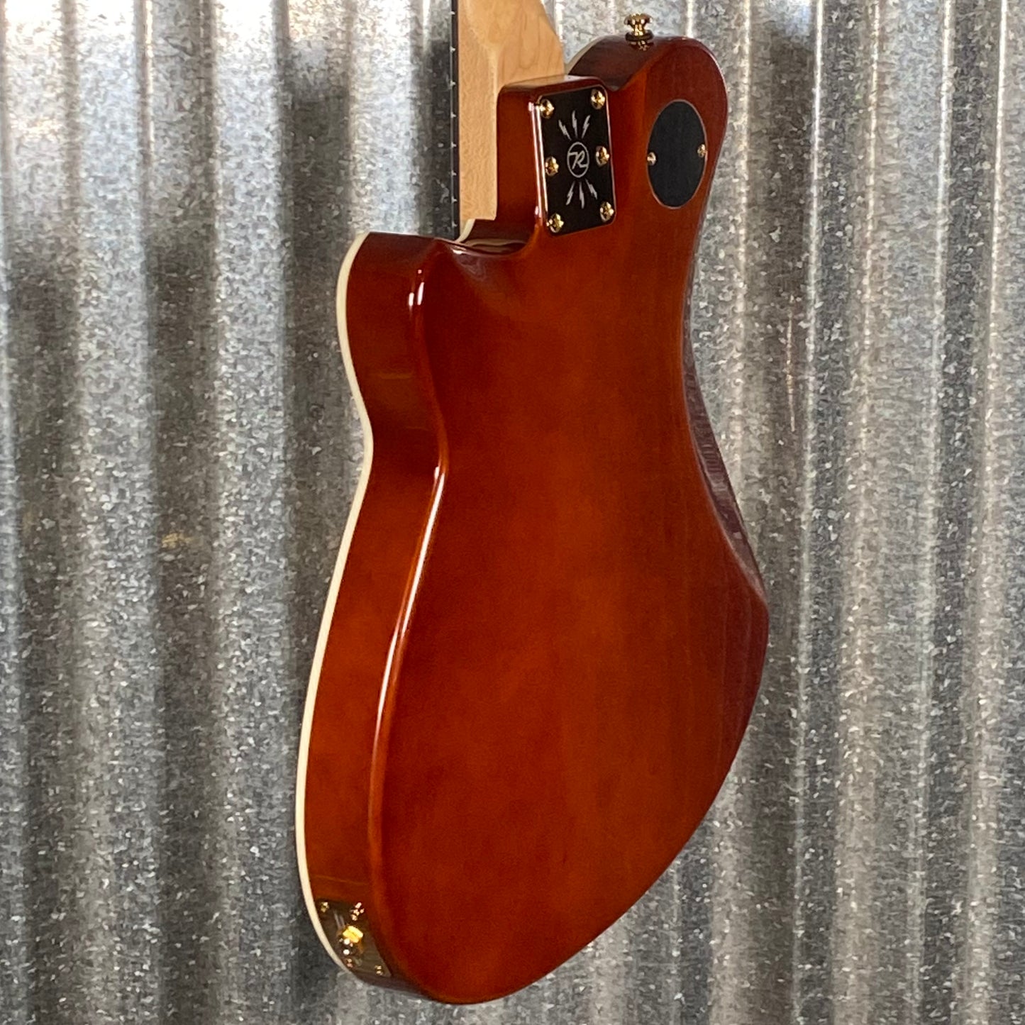 Reverend Charger RA FM Coffee Burst Flame Guitar #67632