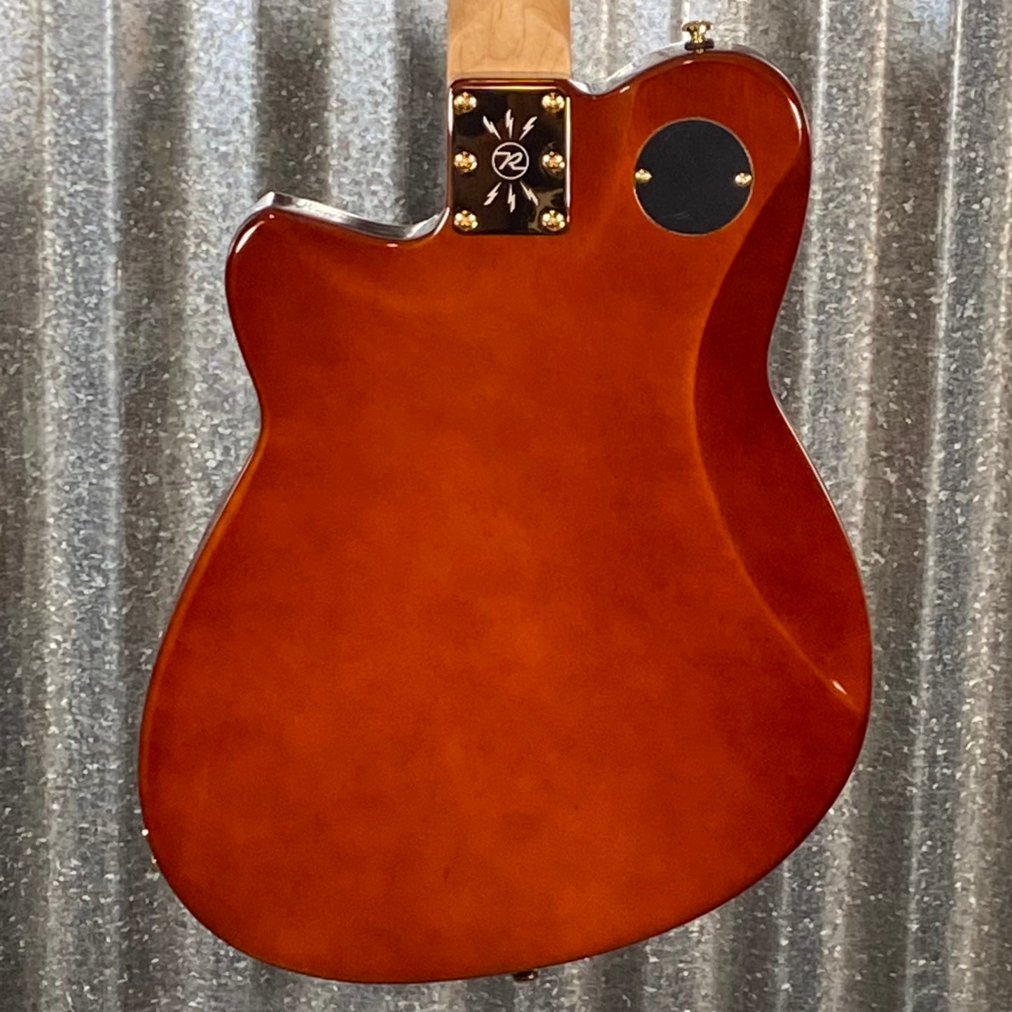 Reverend Charger RA FM Coffee Burst Flame Guitar #67632