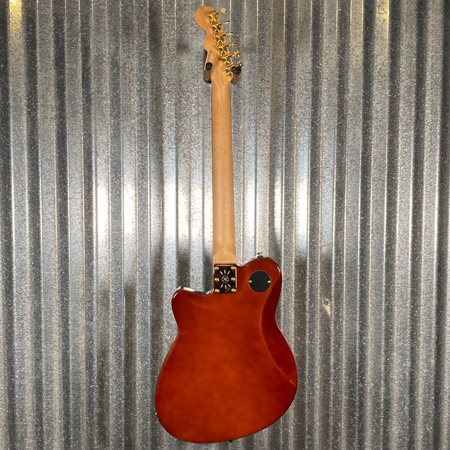 Reverend Charger RA FM Coffee Burst Flame Guitar #67632