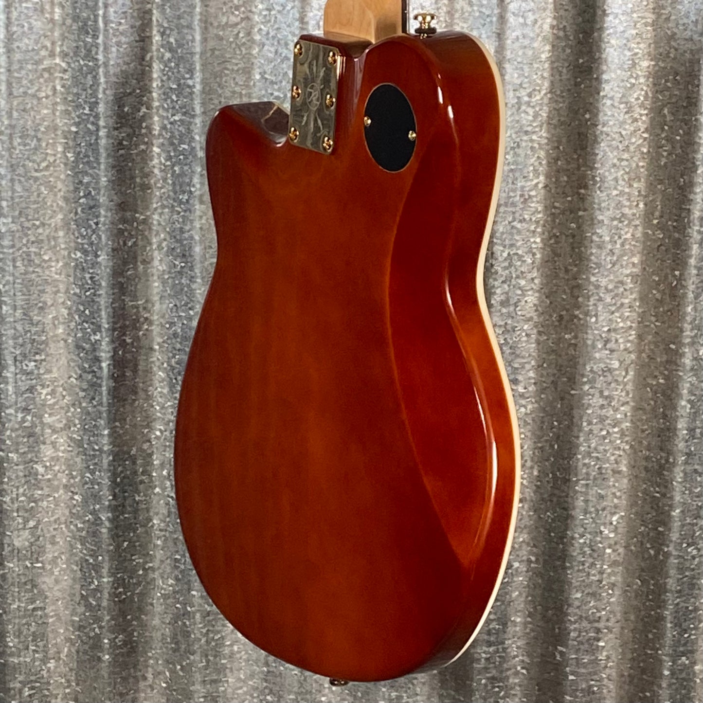 Reverend Charger RA FM Coffee Burst Flame Guitar #67632