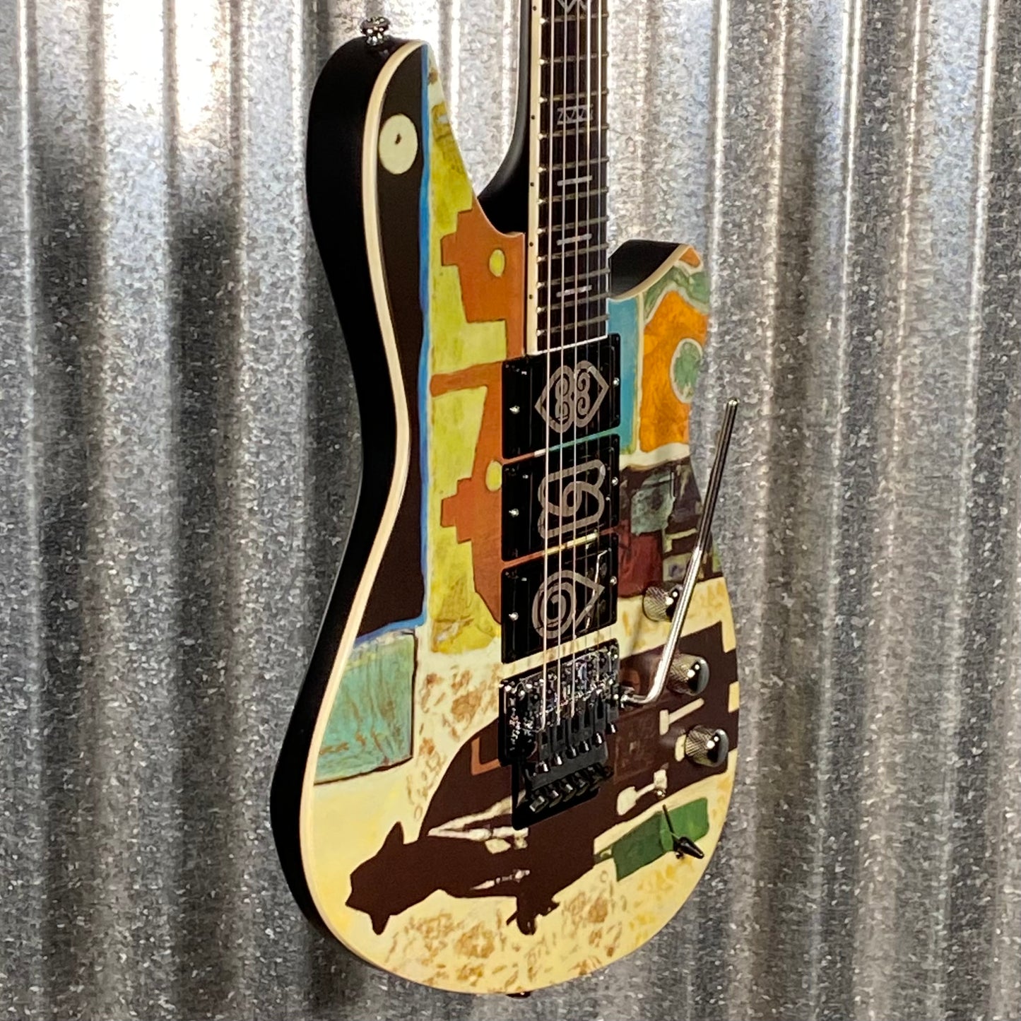 Reverend Vernon Reid Mystery Tramp Graphic 3 Pickup Floyd Rose Guitar #65372