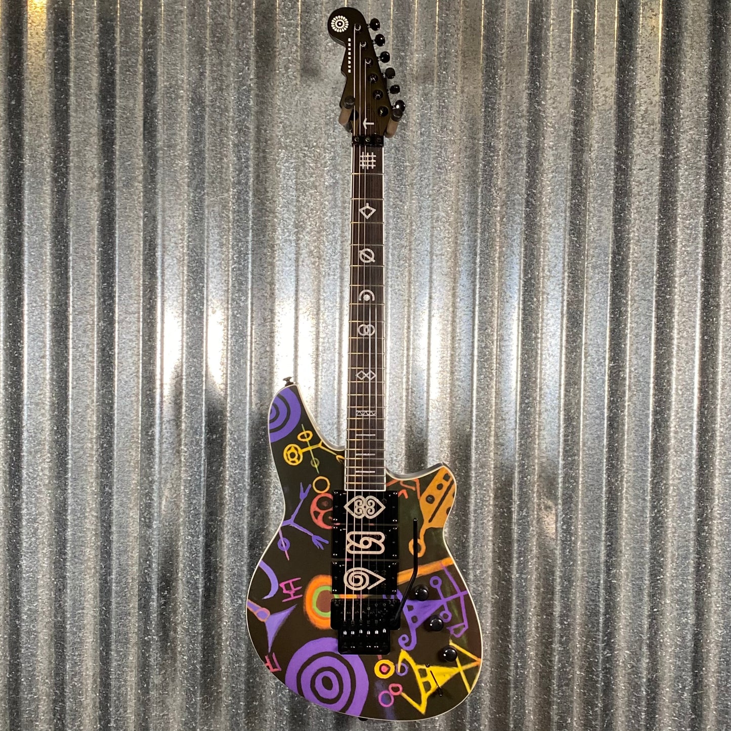 Reverend Vernon Reid Talisman Graphic 3 Pickup Floyd Rose Guitar #68226