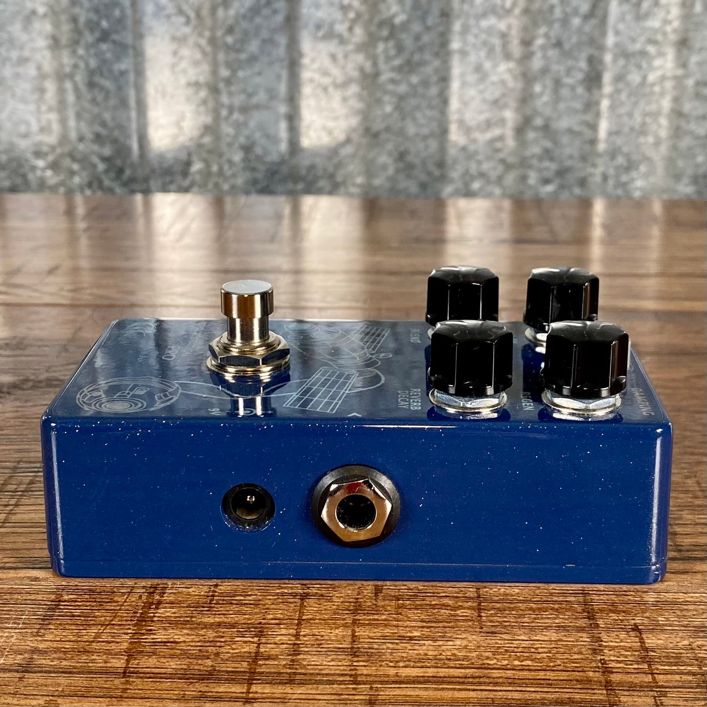 CKK Electronic Space Station Pro Digital Delay Reverb Guitar Effect Pedal Used