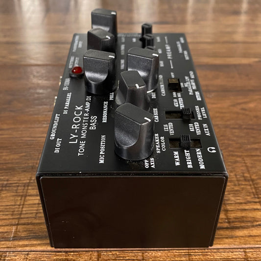 Ly-Rock Tone Monster AMP DI Simplifier Bass Station Preamp Clone Pedal Used