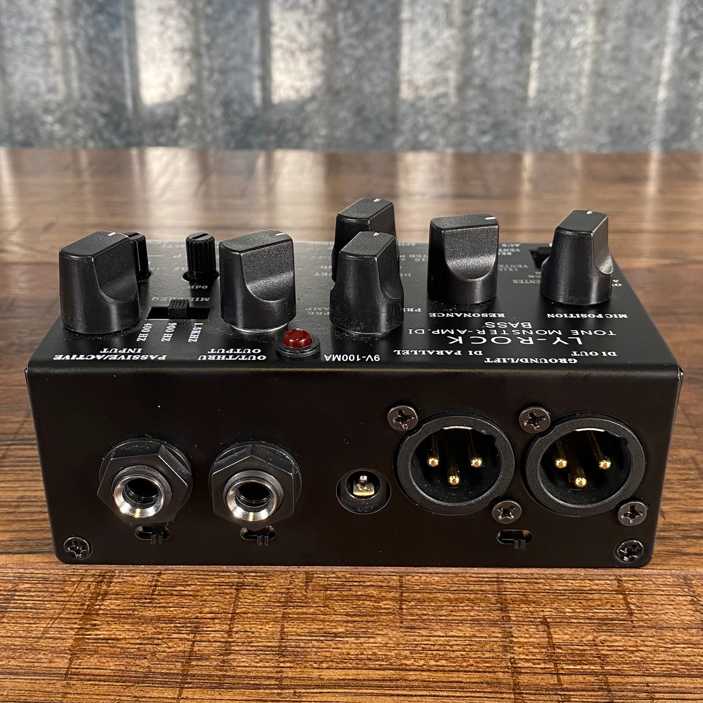 Ly-Rock Tone Monster AMP DI Simplifier Bass Station Preamp Clone Pedal Used