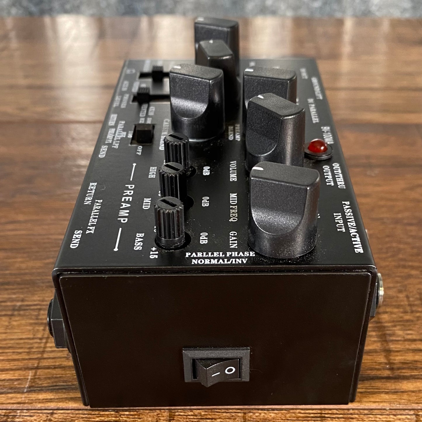 Ly-Rock Tone Monster AMP DI Simplifier Bass Station Preamp Clone Pedal Used