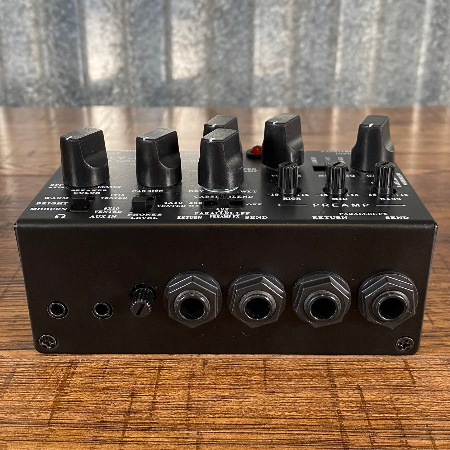 Ly-Rock Tone Monster AMP DI Simplifier Bass Station Preamp Clone Pedal Used