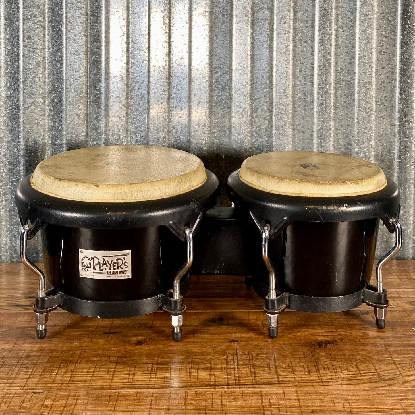 Toca Player's Series 2600 7" & 8.5" Wood Bongo Set Used