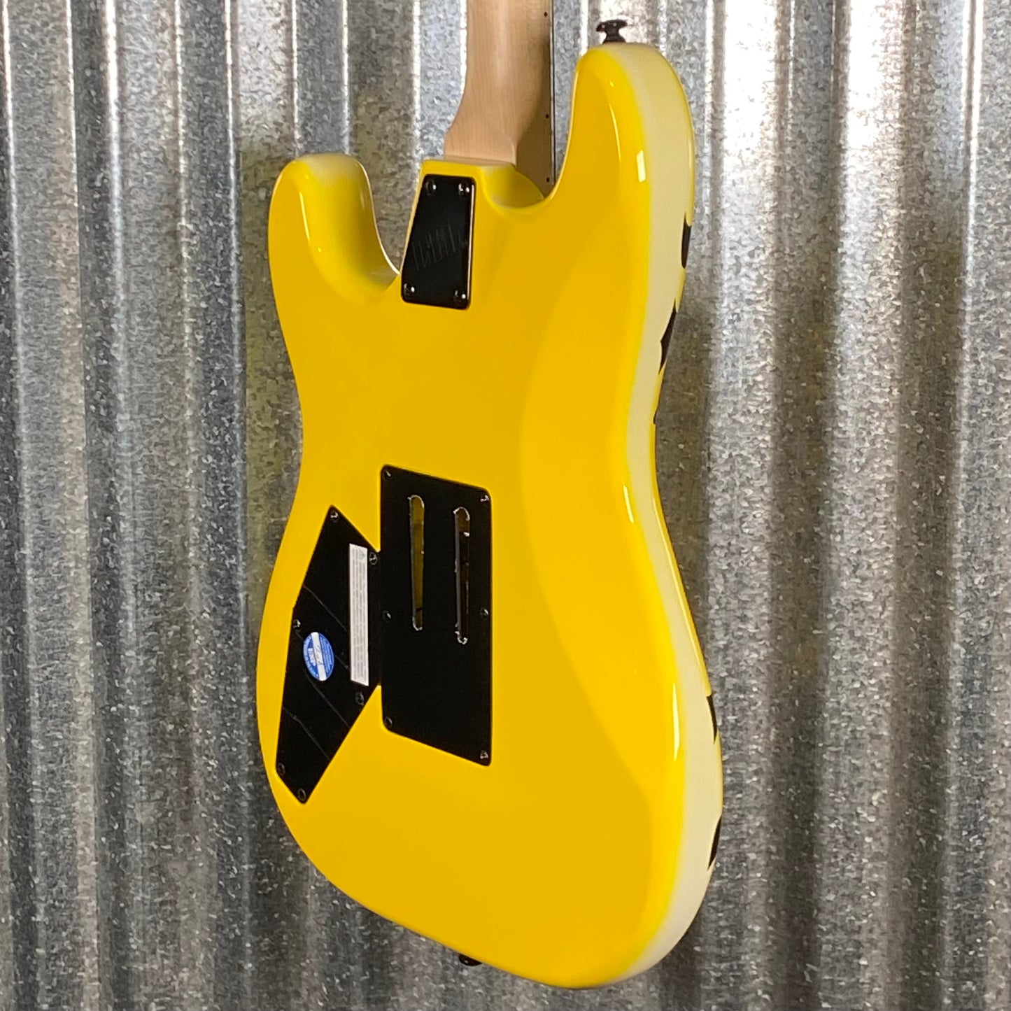 ESP LTD GL-200MT George Lynch Yellow Tiger Stripe Graphic Guitar LGL200MT #1358 Used