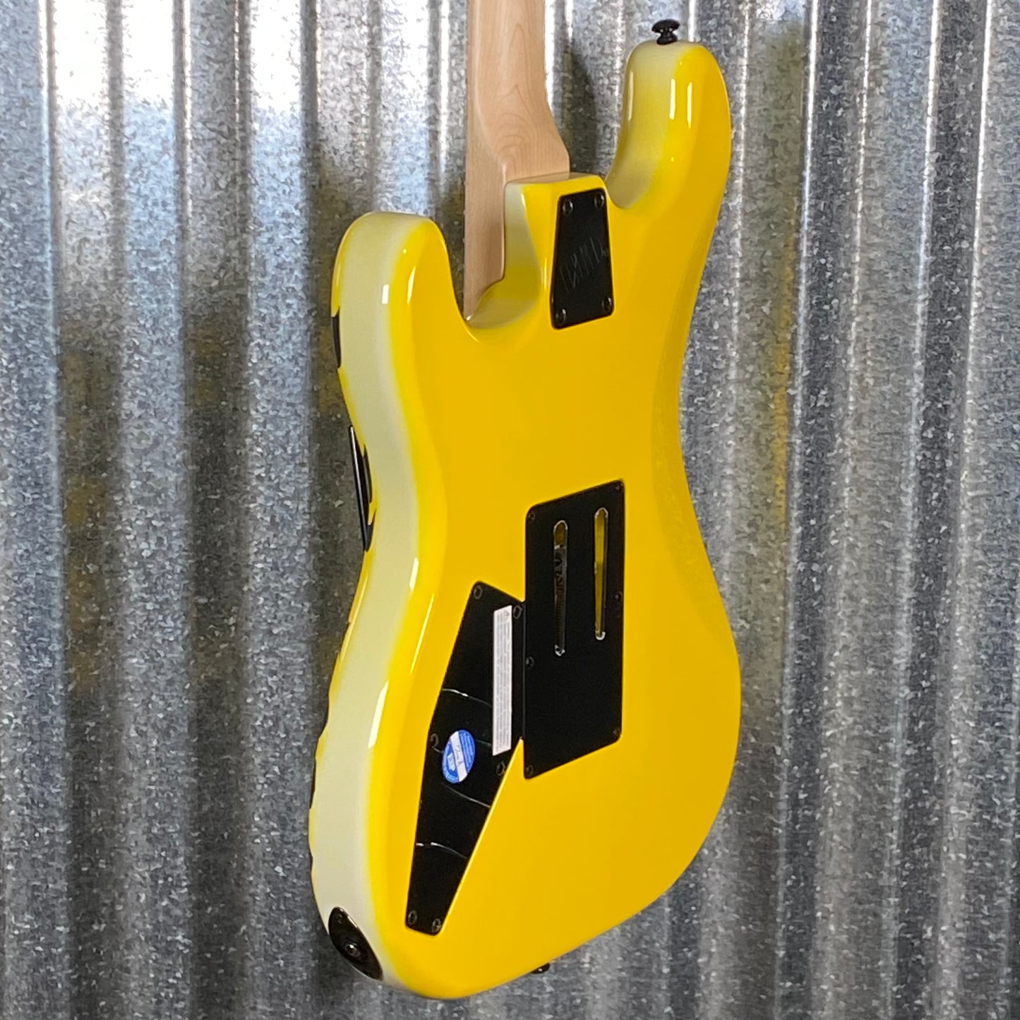 ESP LTD GL-200MT George Lynch Yellow Tiger Stripe Graphic Guitar LGL200MT #1358 Used