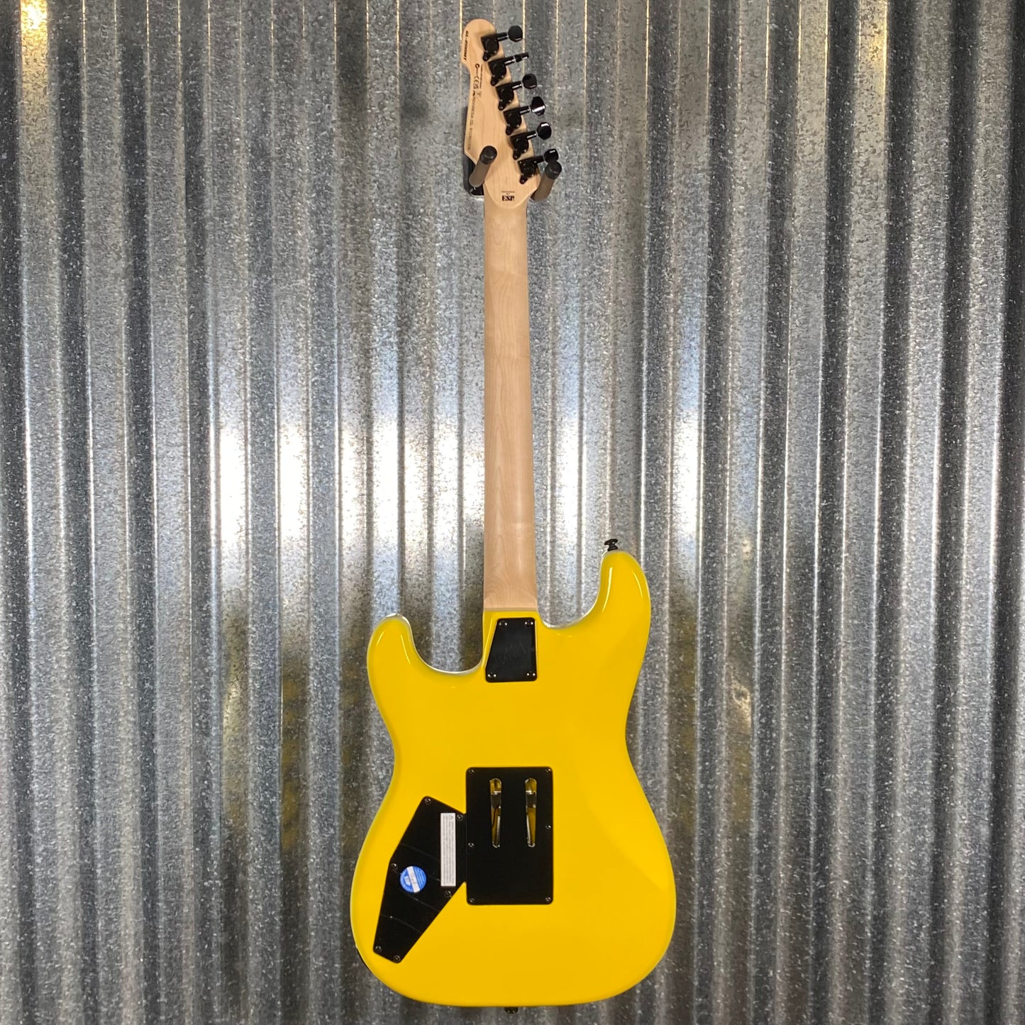 ESP LTD GL-200MT George Lynch Yellow Tiger Stripe Graphic Guitar LGL200MT #1358 Used