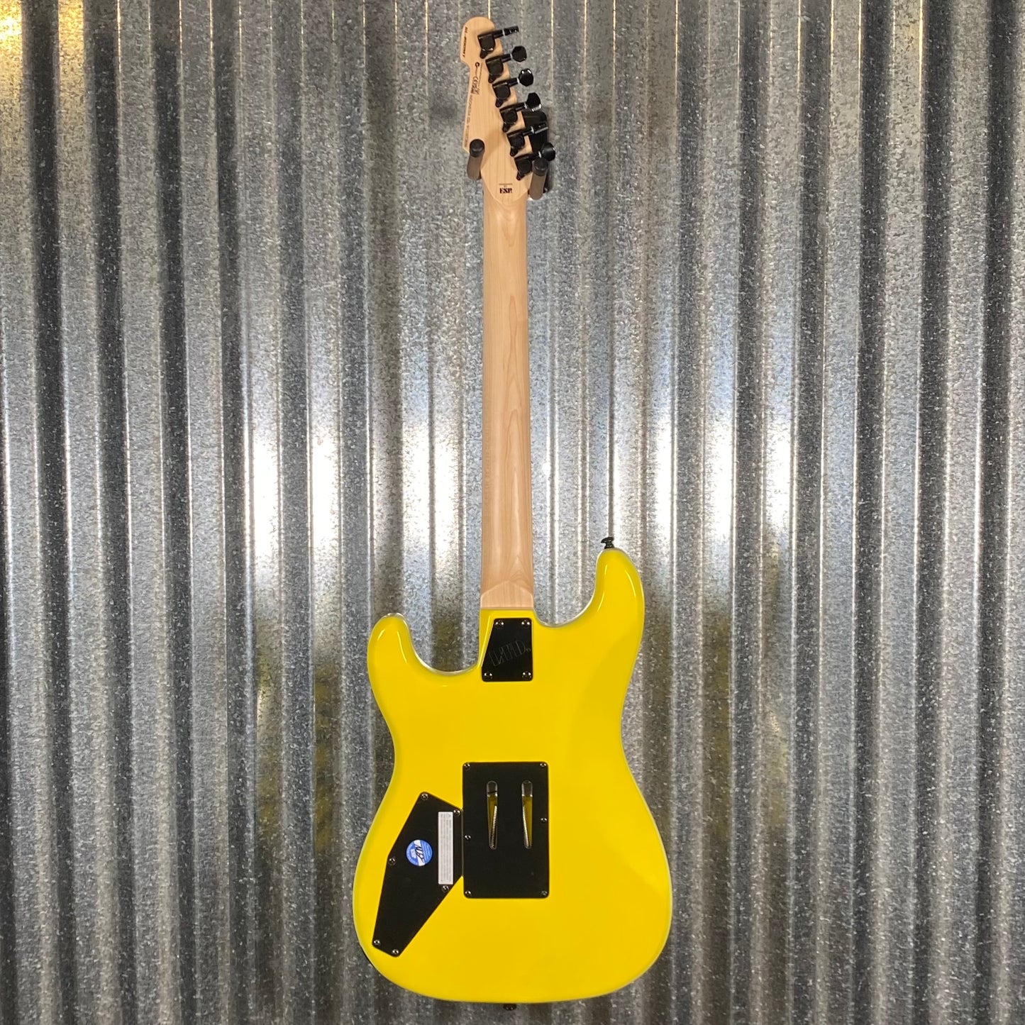 ESP LTD GL-200MT George Lynch Yellow Tiger Stripe Graphic Guitar LGL200MT #3056 Used