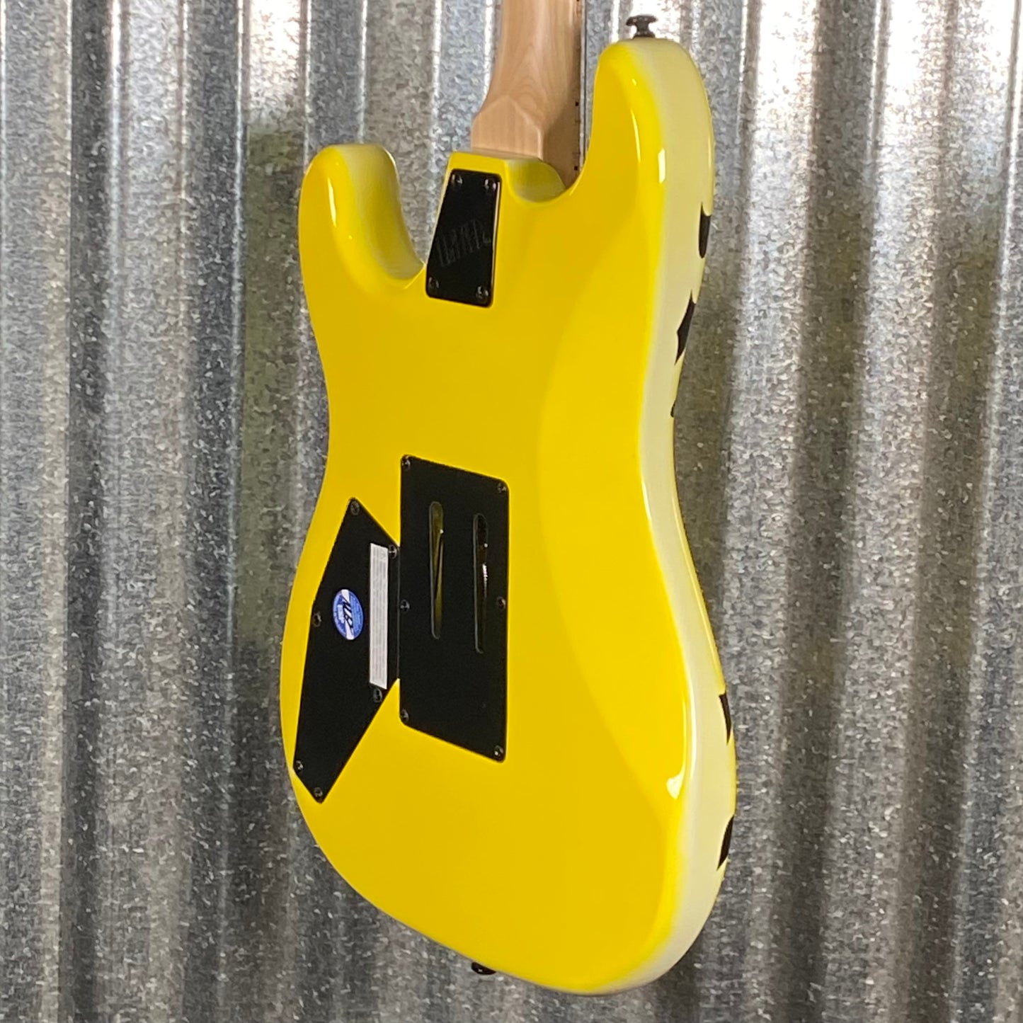 ESP LTD GL-200MT George Lynch Yellow Tiger Stripe Graphic Guitar LGL200MT #3056 Used