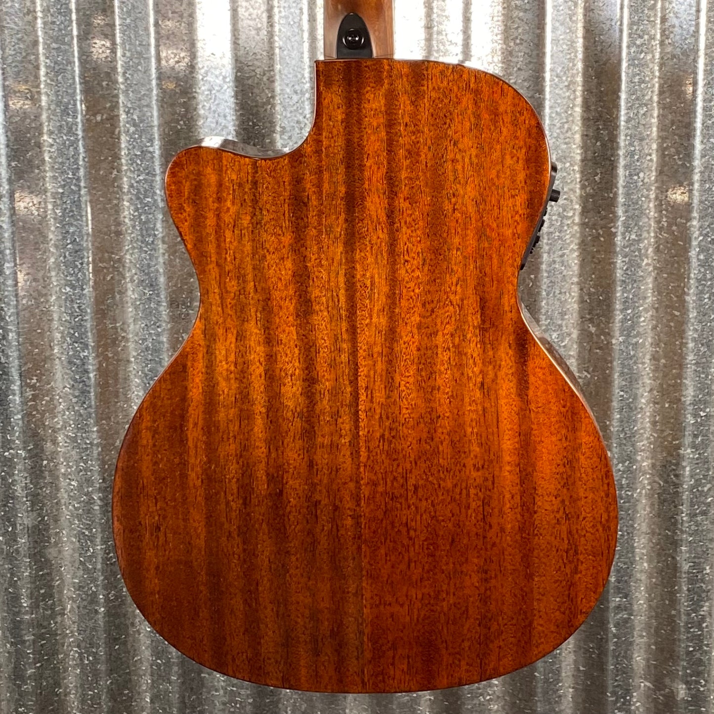 LAG Guitars T118ASCE-NAT Natural Auditorium Cutaway Slim Acoustic Electric Guitar #2096