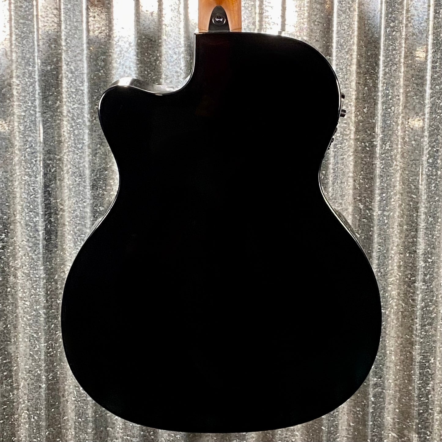LAG Guitars T118ACE-BLK Black Auditorium Cutaway Acoustic Electric Guitar #1841