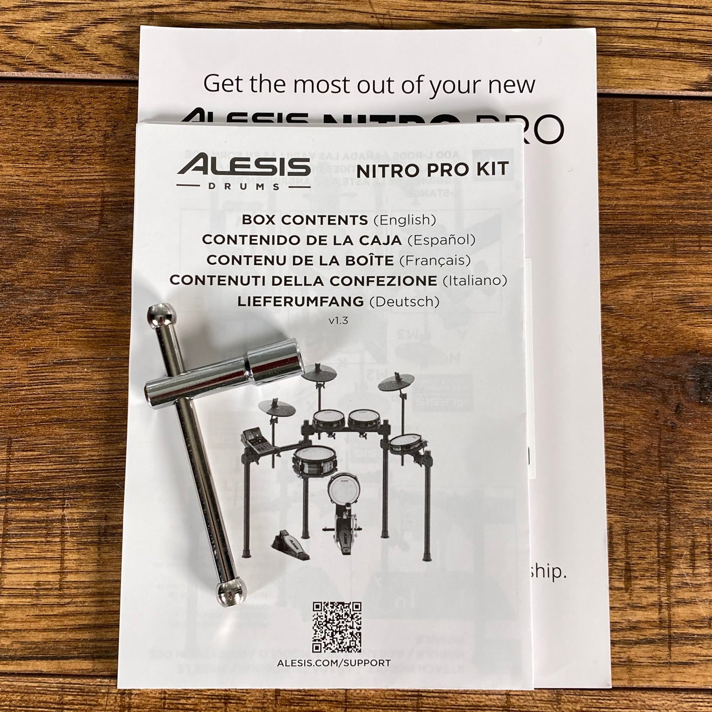 Alesis Nitro Pro 8 Piece Bluetooth Mesh Head Electronic Drum Kit Used
