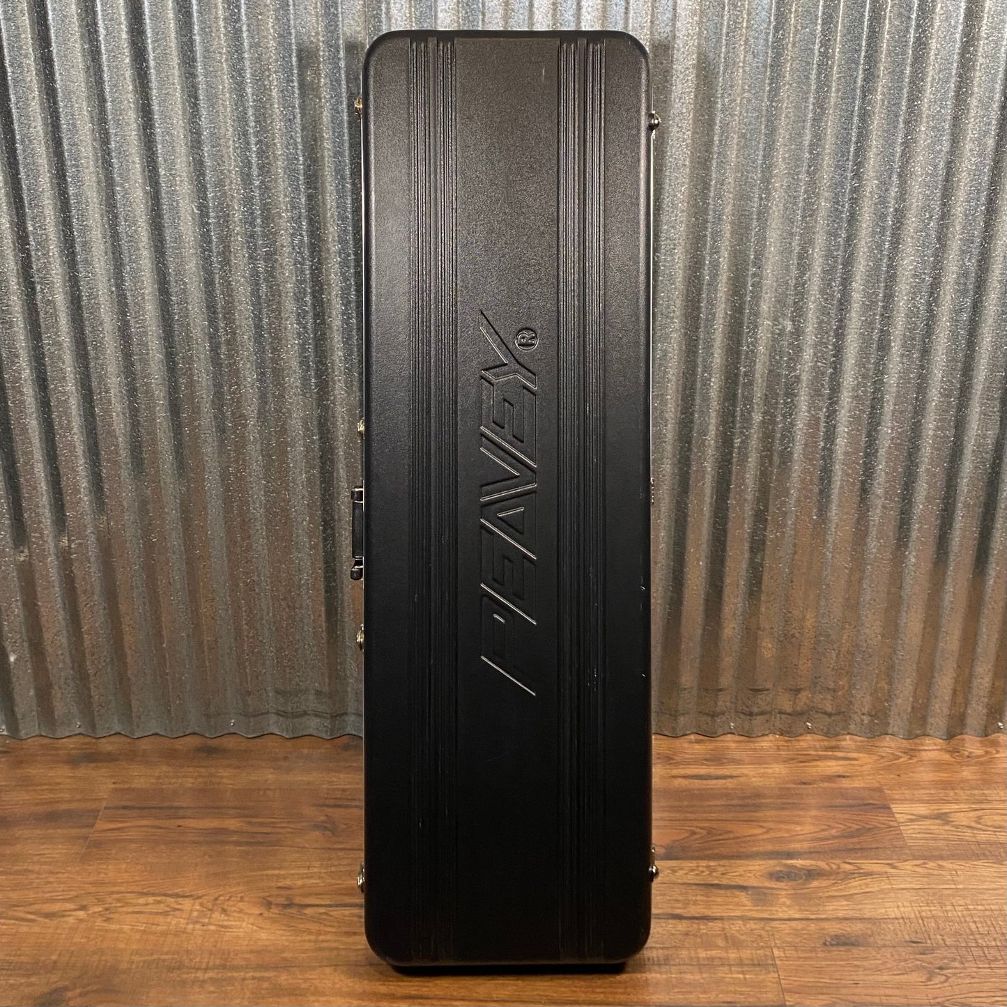 Peavey Fury VI 6 String Bass Quilt Top Transparent Blue & Case #1306 Used