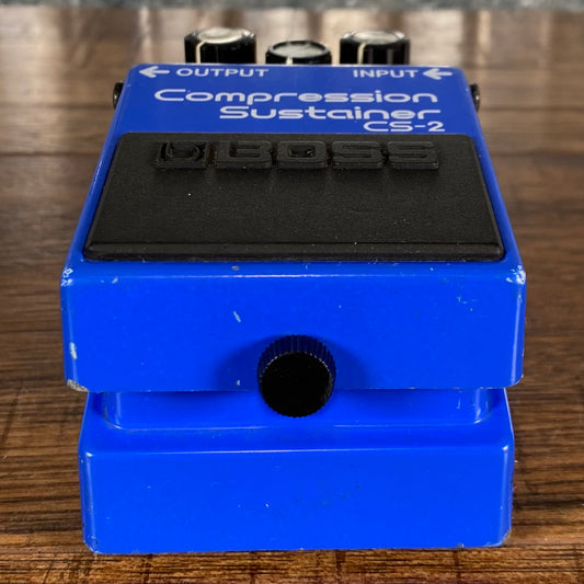 Boss CS-2 Compressor Sustainer Guitar Effect Pedal Japan 1987 Used