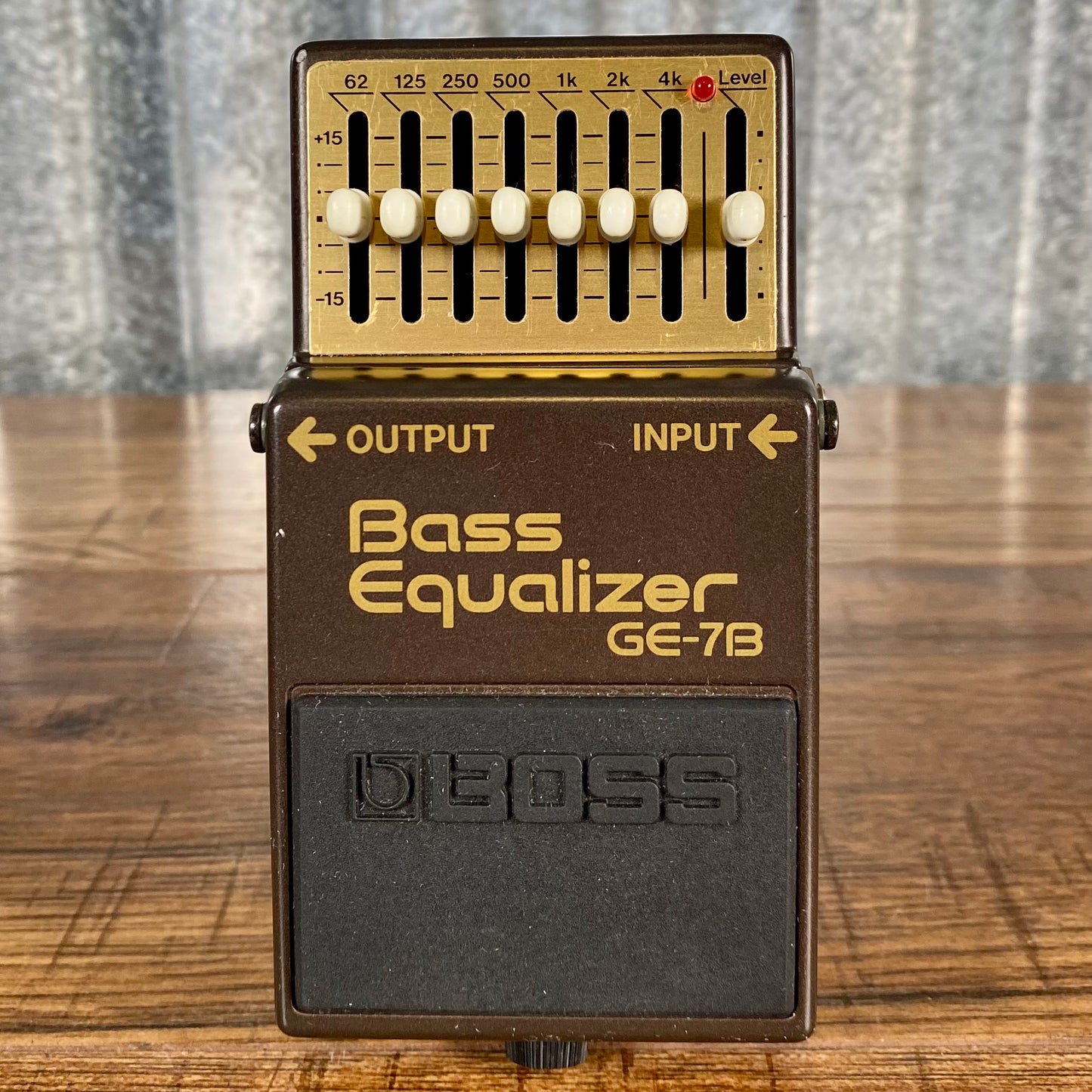 Boss GE-7B 7 Band Graphic EQ Bass Effect Pedal Japan 1989 Used