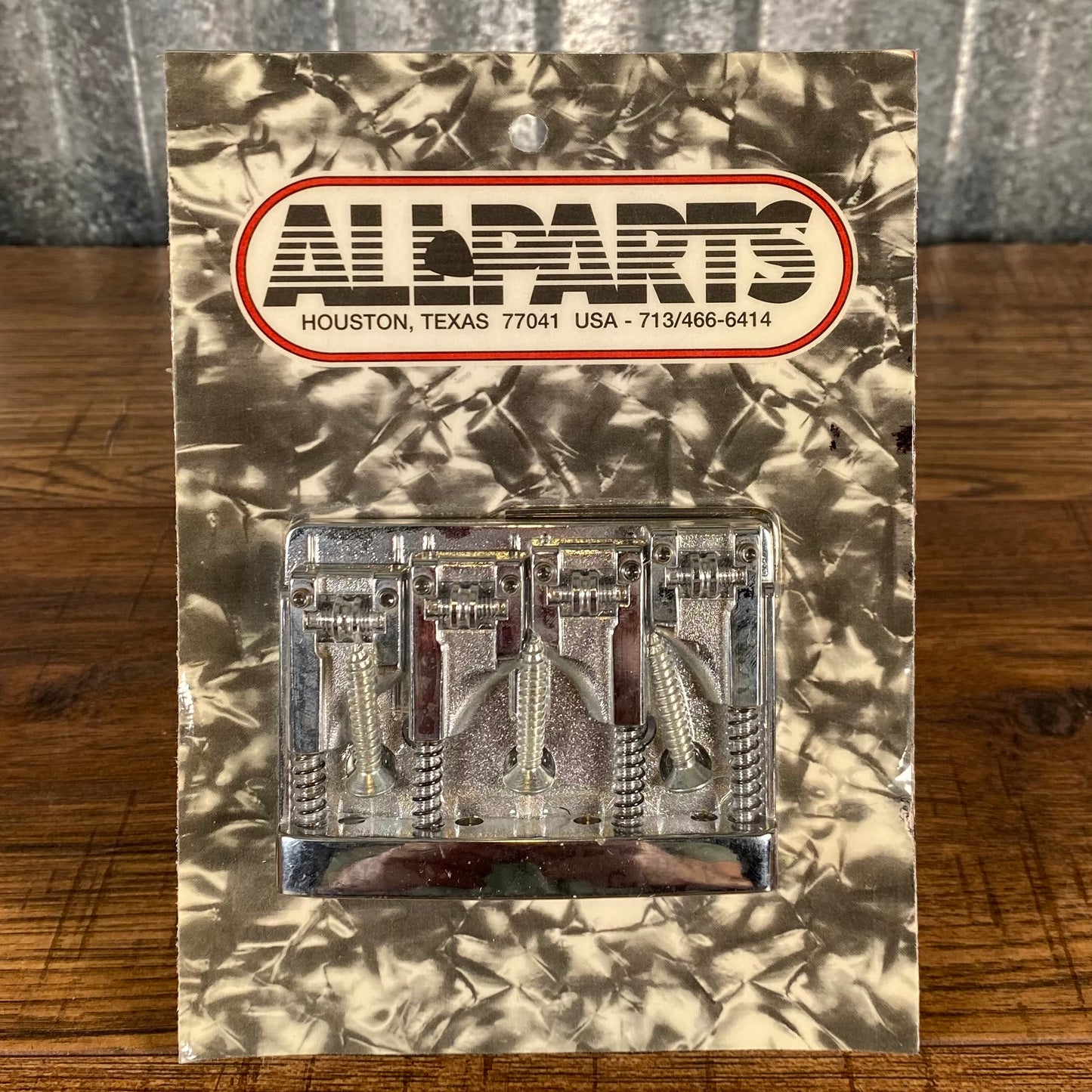 Schaller 463 4 String Roller Bass Bridge Chrome New Old Stock