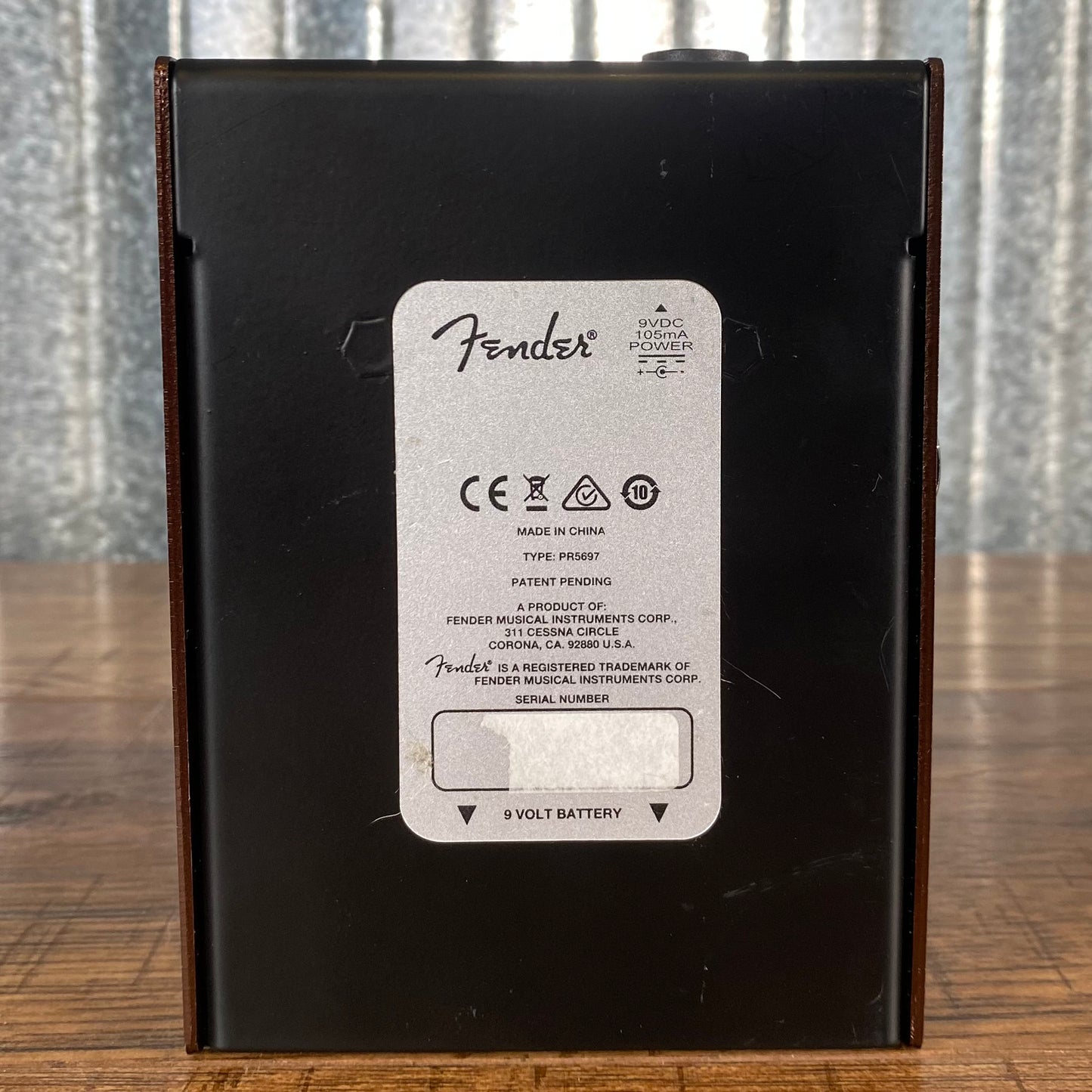 Fender Smolder Acoustic OD Overdrive Guitar Effect Pedal Used
