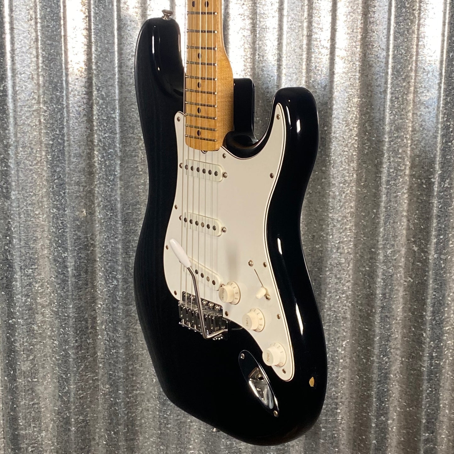 Fender 1982 Standard Stratocaster Black Dan Smith Era Guitar & Case #3830 Used