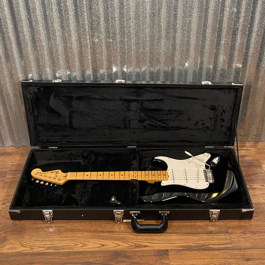 Fender 1982 Standard Stratocaster Black Dan Smith Era Guitar & Case #3830 Used