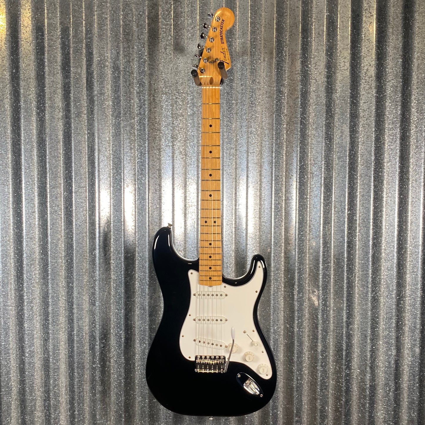 Fender 1982 Standard Stratocaster Black Dan Smith Era Guitar & Case #3830 Used