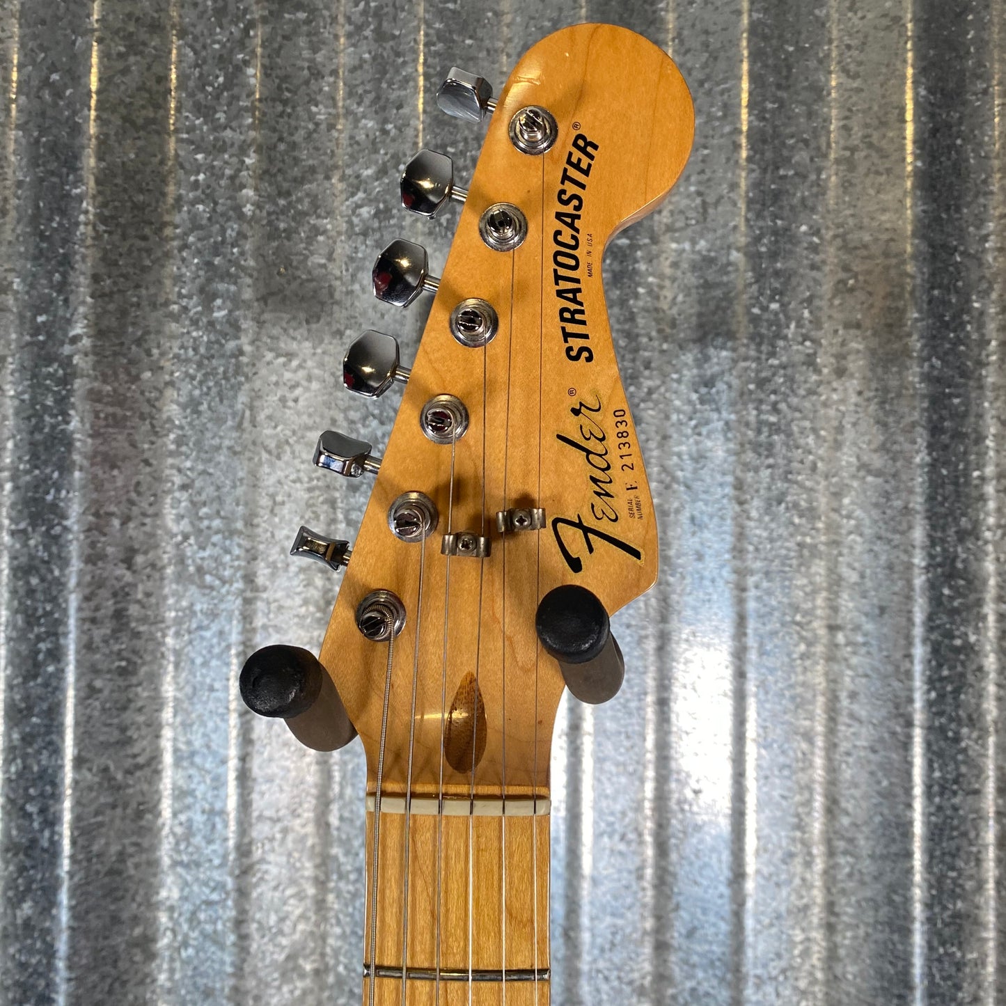 Fender 1982 Standard Stratocaster Black Dan Smith Era Guitar & Case #3830 Used