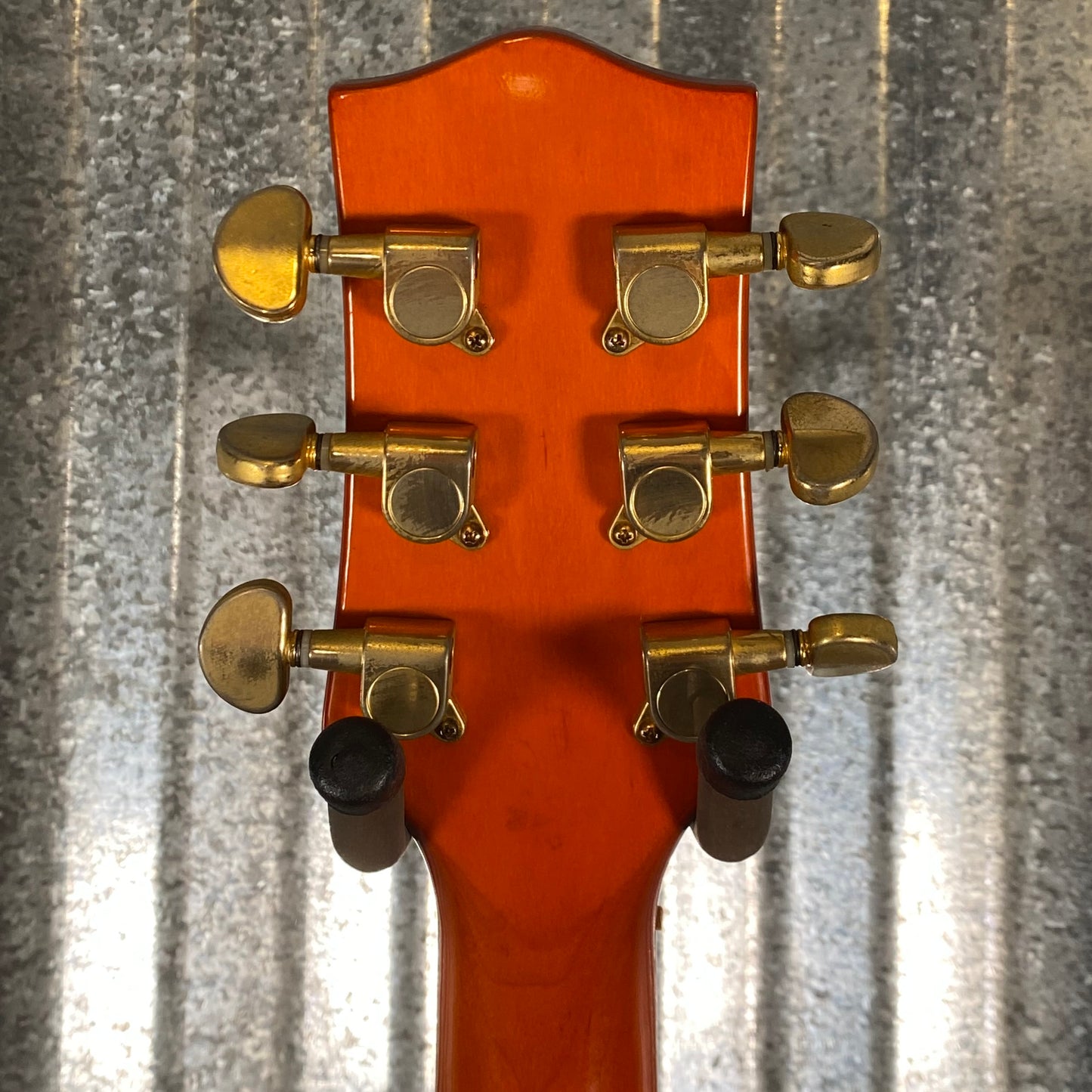 Jay Turser Cleopatra Flame Top Amber Burst Semi Hollow Guitar Used