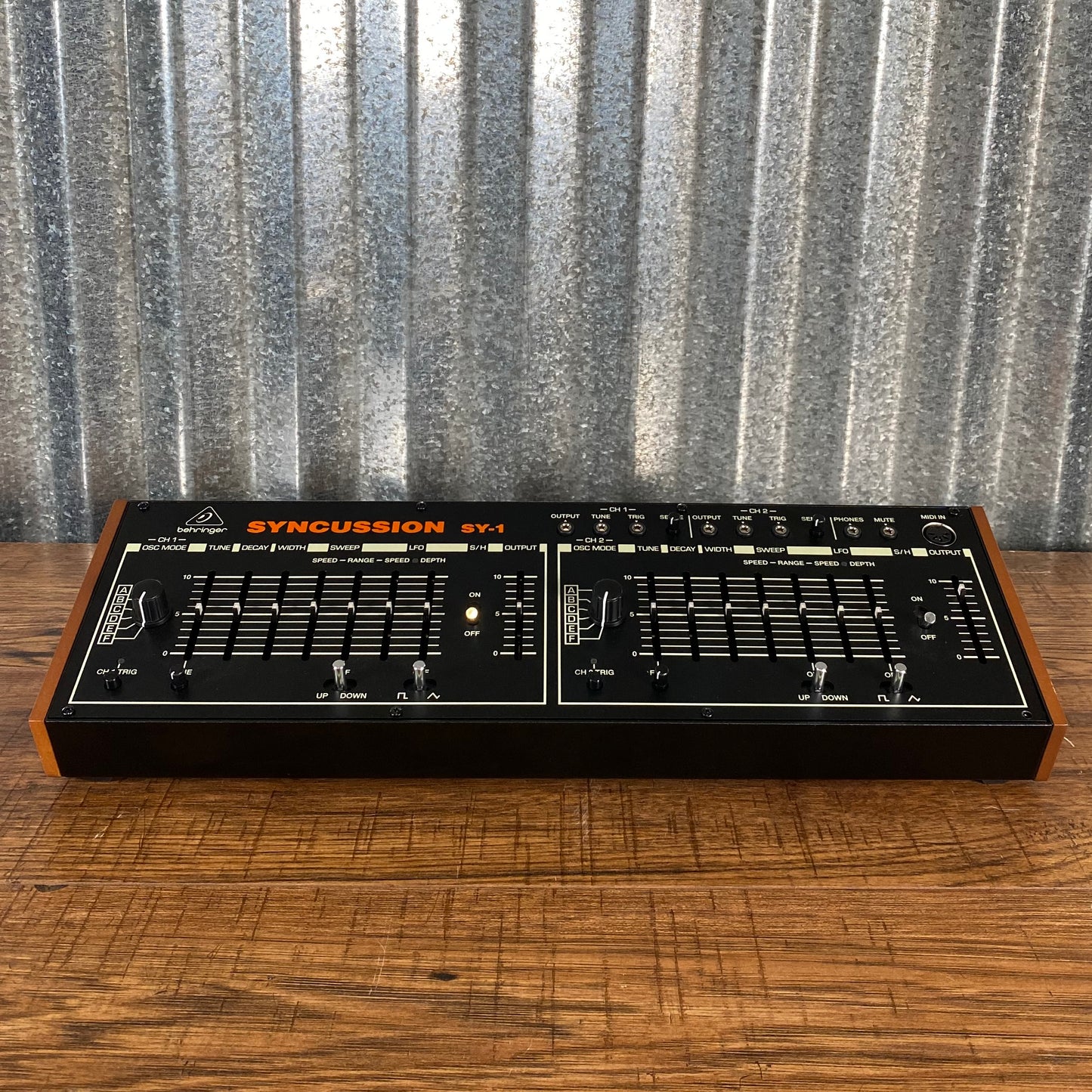 Behringer Syncussion SY-1 Dual Analog Percussion Synthesizer Used
