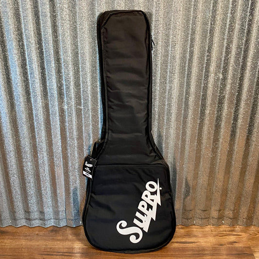 Supro Standard Padded Nylon Electric Guitar Gig Bag Black
