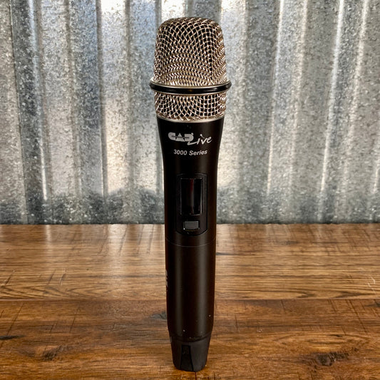CAD Audio WX3000 UHF Wireless Cardioid Dynamic Handheld Microphone System D90 Demo