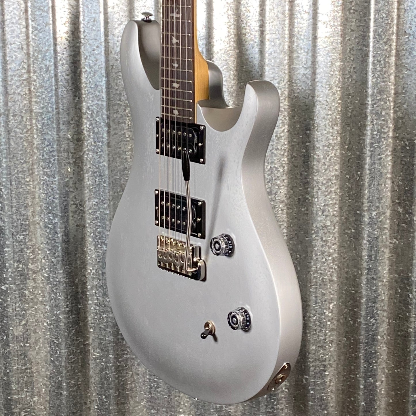 PRS Paul Reed Smith SE CE 24 Standard Metallic Silver Guitar & Bag #3574