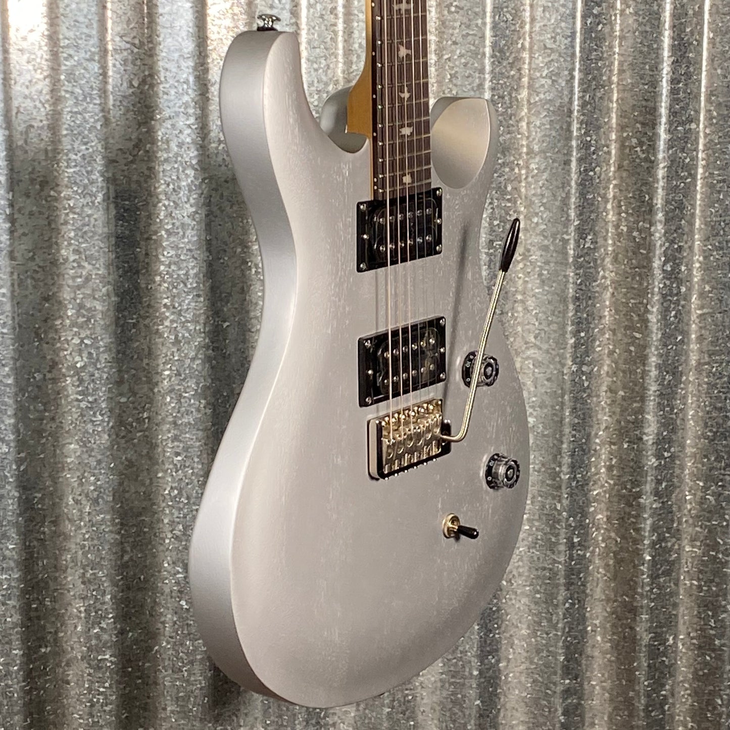 PRS Paul Reed Smith SE CE 24 Standard Metallic Silver Guitar & Bag #3574