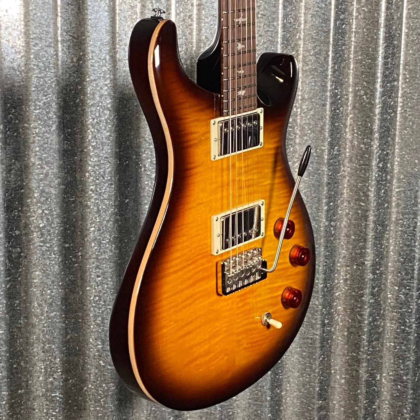 PRS Paul Reed Smith SE DGT Birds McCarty Tobacco Sunburst Guitar & Bag #0743