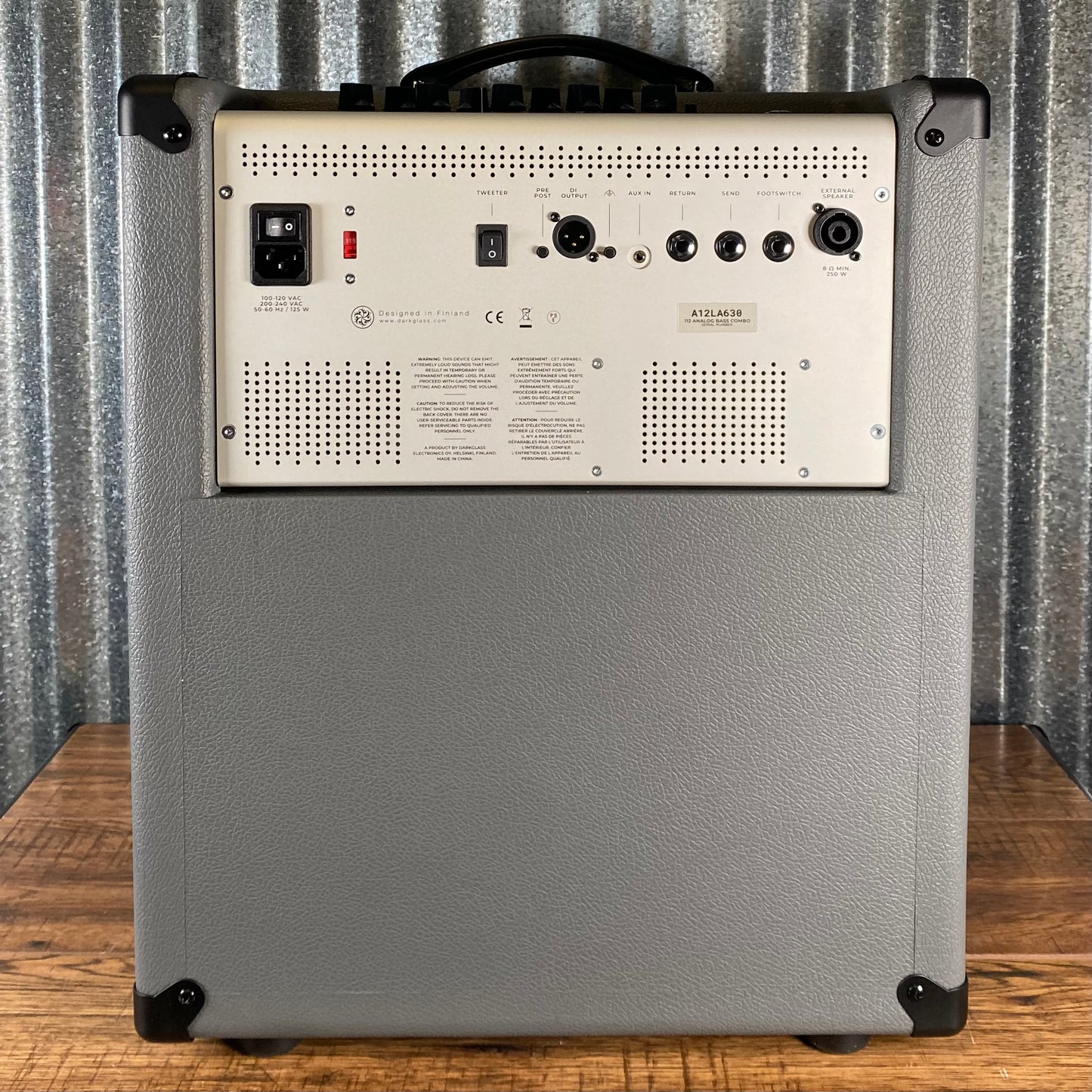Darkglass DG112A Microtubes 500 Watt 1x12 Bass Amplifier Combo